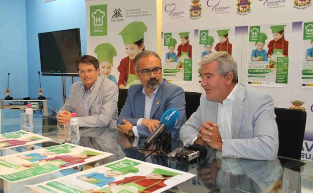 Francisco Jódar, José Moreno y Santiago Martínez. /AYTO. CARAVACA