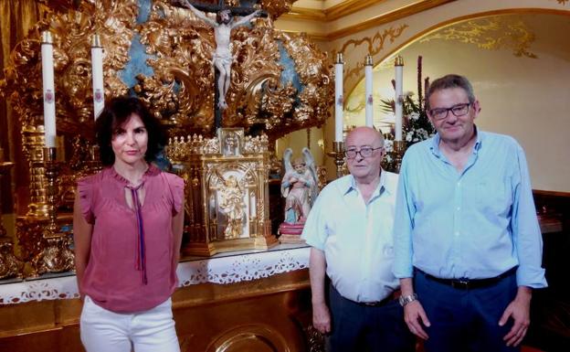 Blanca Spreáfico, Domingo Ródenas y Francisco Romero.