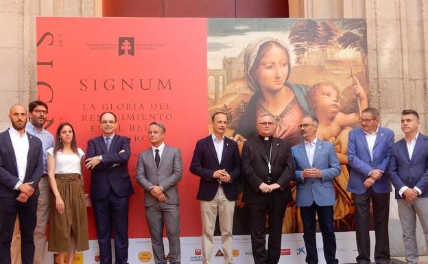 Presentación de la exposición 'SIGNUM. La gloria del Renacimiento en el Reino de Murcia'.