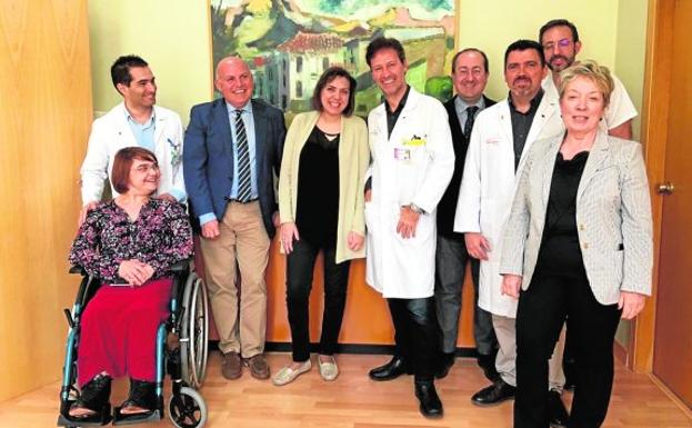 Encarna Guillén visita el Hospital de la Vega Lorenzo Guirao./CARM