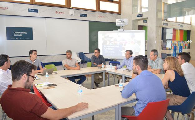 Emprendedores de los primeros ocho proyectos seleccionados para el crowdworking Carthago/CARM