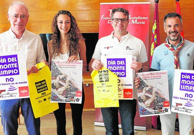 Antonio Navarro, Sandra Ribes, Luis Ríos y Daniel López, el pasado viernes.