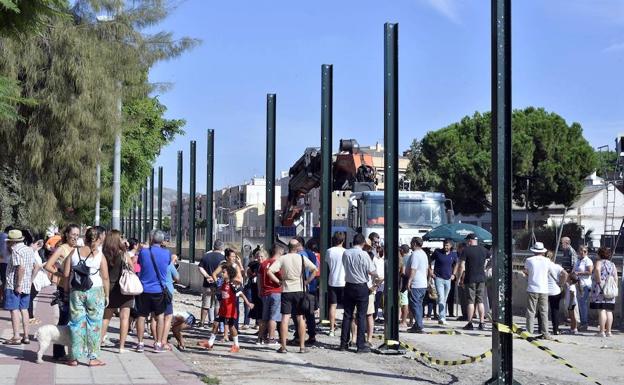 Imagen de la protesta.