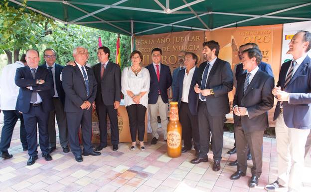 Un momento de la presentación de la regata.