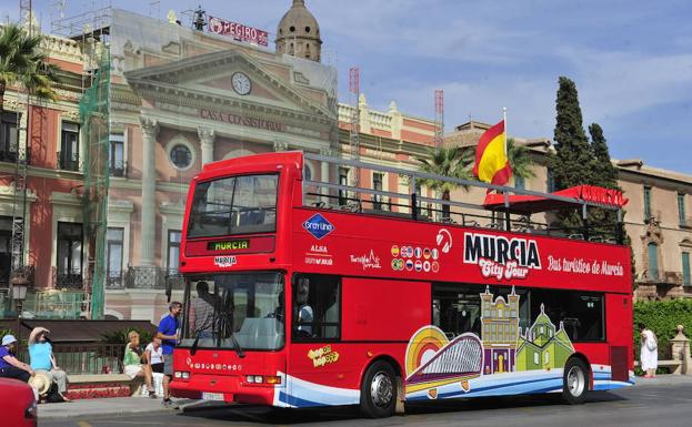 El autobús turístico de Murcia.