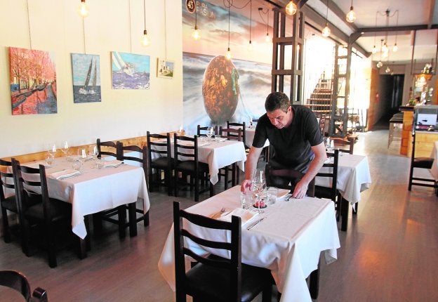 Comedor de Mar de cañas, en Portmán.