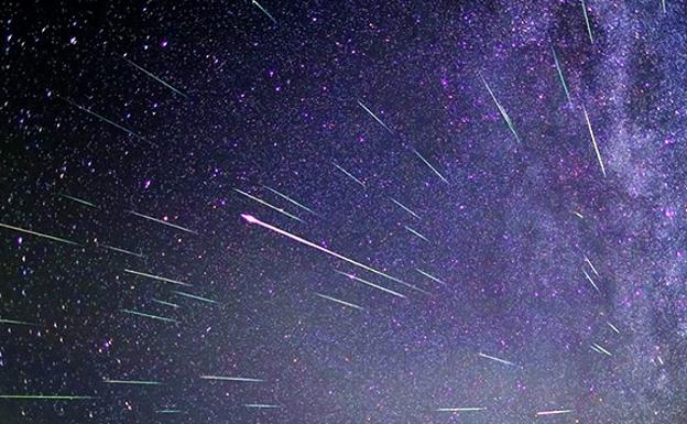 Un ejemplo de lo que se podrá observar esta noche en una imagen difundida por la NASA en 2014/