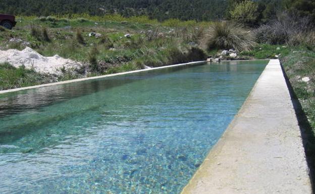 Una de las fuentes que salpican el recorrido./