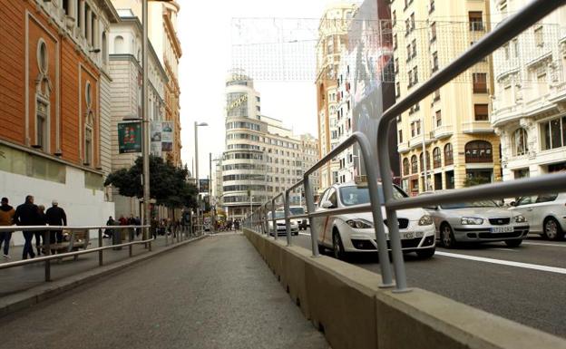 Vista de la Gran Vía./Efe