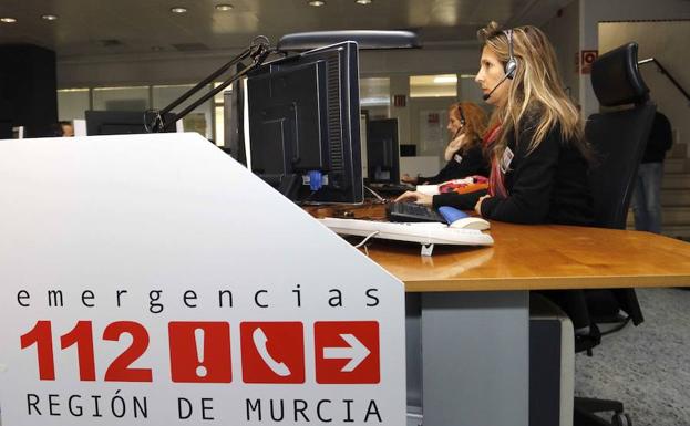 Sala de operaciones del Centro de Coordinación de Emergencias de la Región de Murcia./Fran Manzanera / AGM