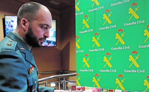 Tabaco incautado por la Guardia Civil en una operación de este año./EFE
