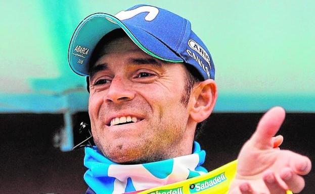 Valverde, tras ganar la Vuelta a la Comunidad Valenciana./EFE