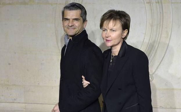 Serge Brunschwig, junto a su esposa, Valerie. /Afp