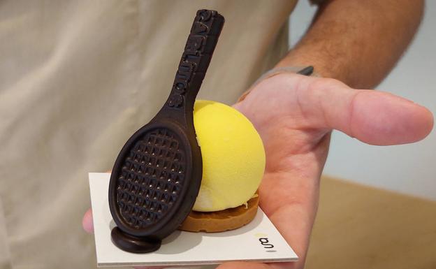 El postre en honor a Carlos Alcaraz.