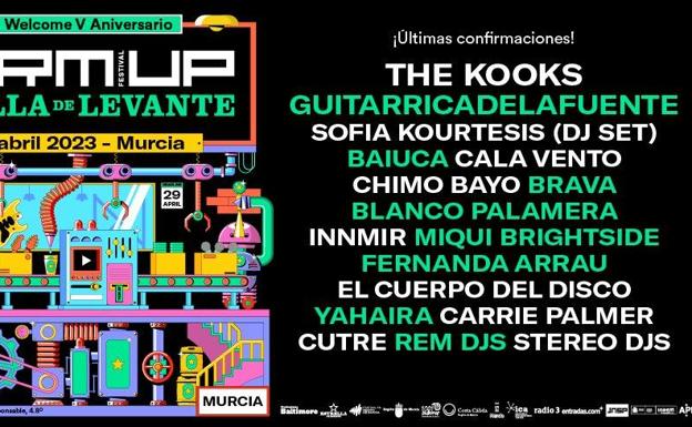 Últimas confirmaciones Warm Up Estrella Levante 2023