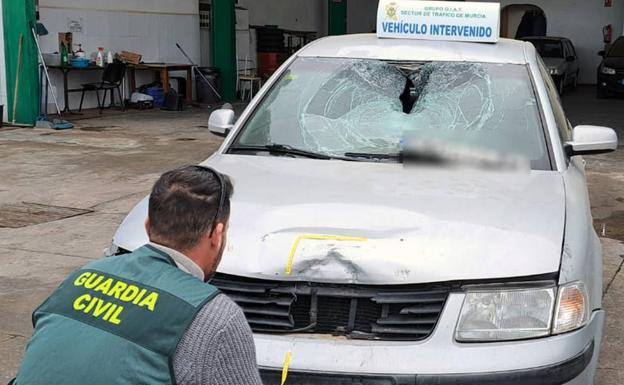 Estado del vehículo del detenido.