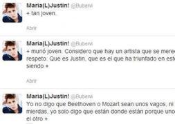 Algunos de los mensajes en Twitter de @Buverbi/