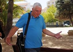 Evedasto Lifante, tras declarar en el Juzgado. :: Israel Sánchez/AGM/