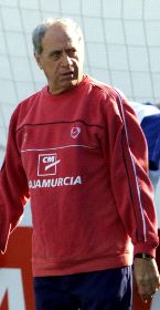 2003-04. Peiró era el entrenador del Murcia en Primera. /J. LEAL/