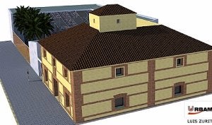 Recreación virtual de cómo quedará la futura Casa del Belén, en Puente Tocinos. :: FOTO URBAMUSA/