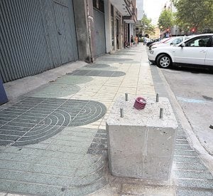 Falta una farola en la calle Wssel de Guimbarda