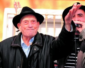 El 'Tío Juan Rita' recibió el cariño del público./