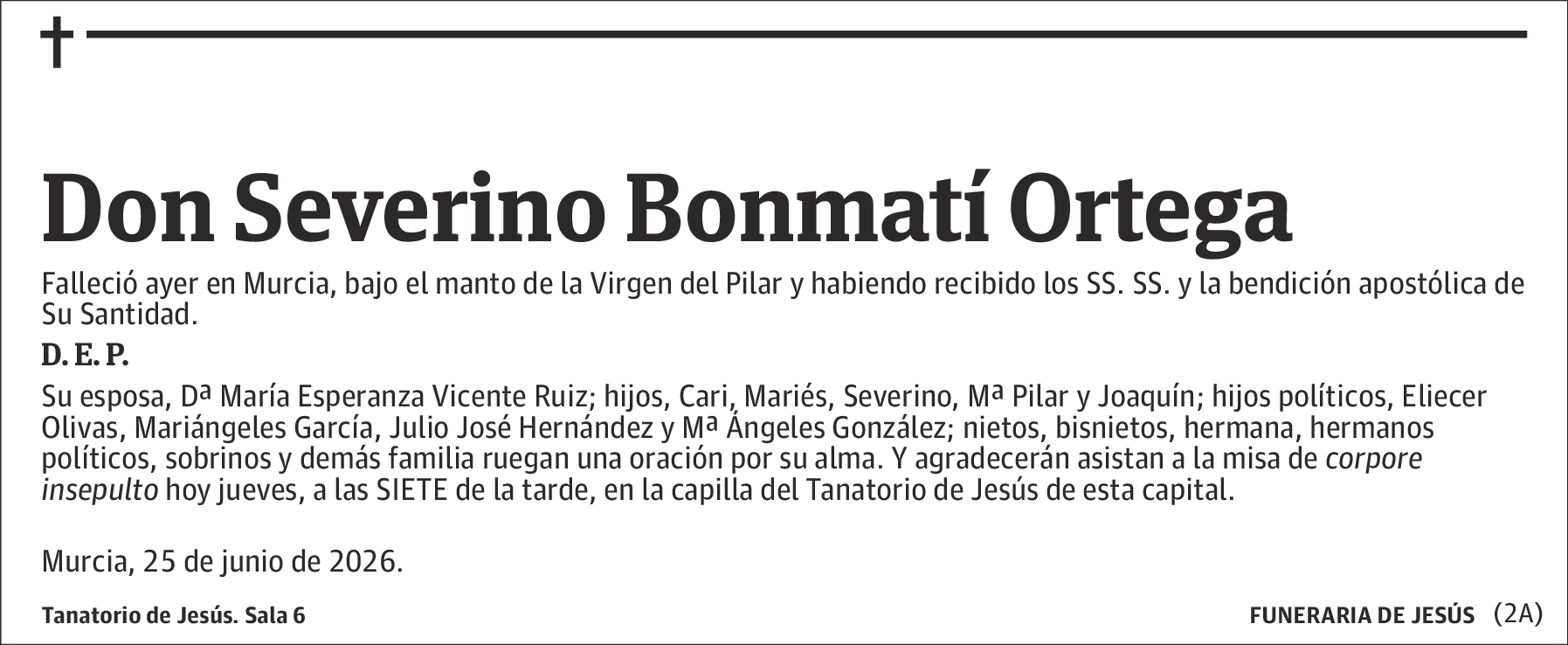 Severino Bonmati Ortega