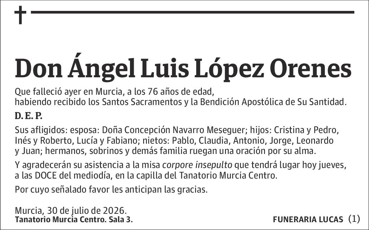 Ángel Luis López Orenes