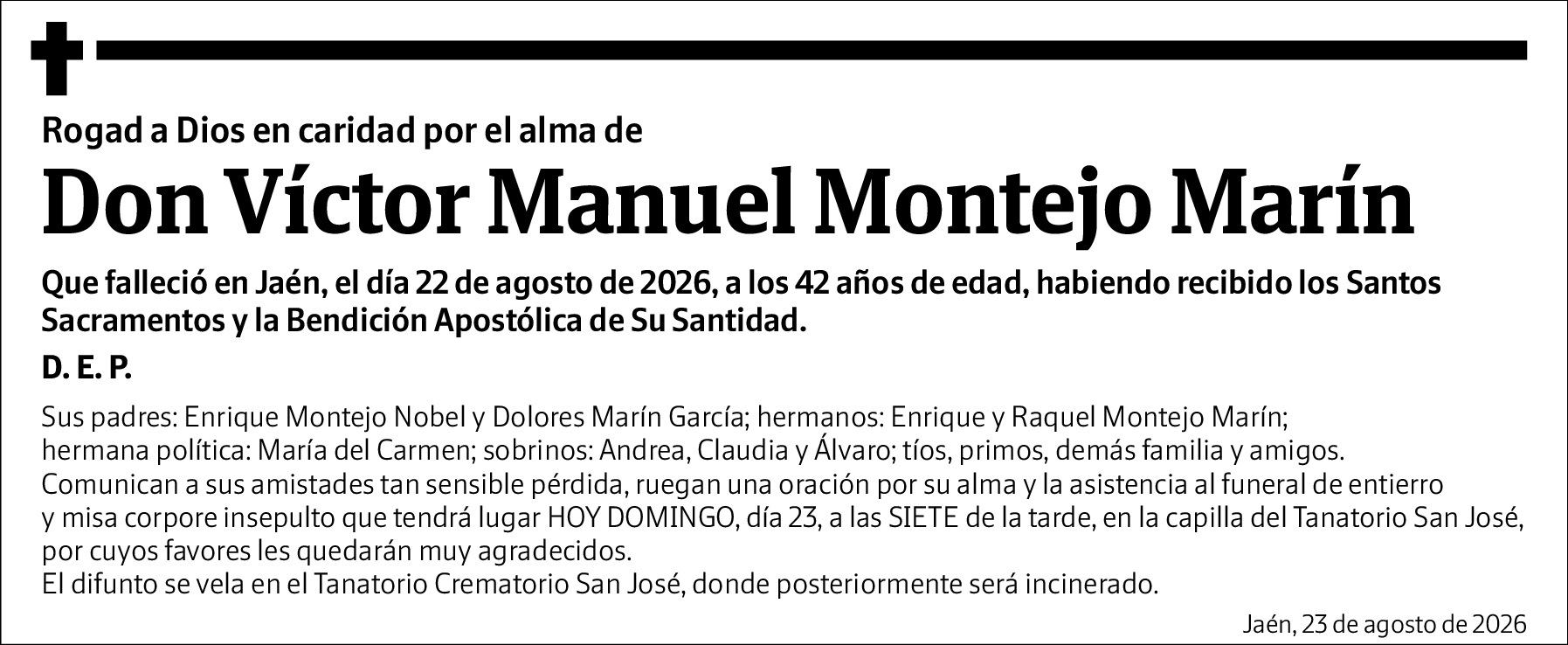 Víctor Manuel Montejo Marín