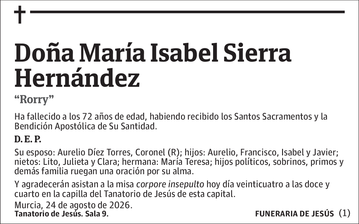 María Isabel Sierra Hernández