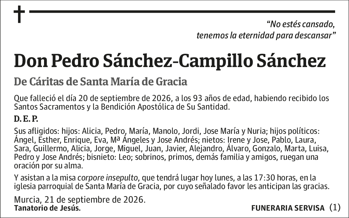 Pedro Sánchez-campillo Sánchez