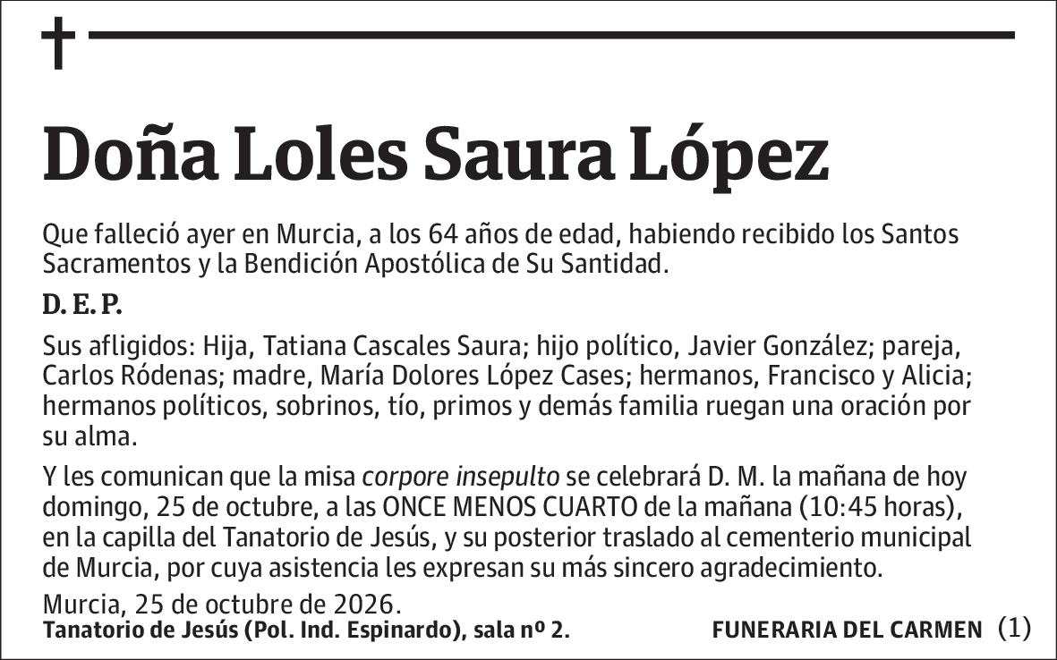 Loles Saura López