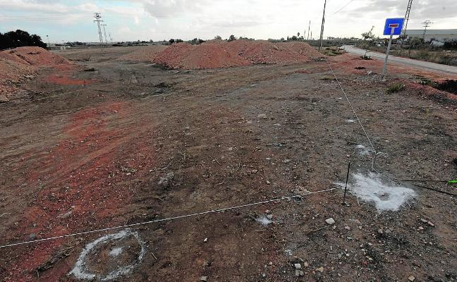 Terrenos donde está previsto la construcción del nuevo colegio de La Aljorra./Antonio Gil / AGM