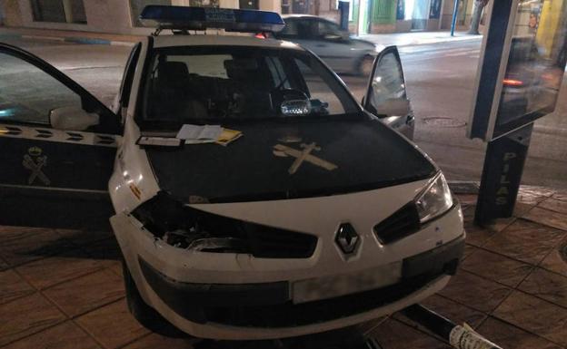 Estado del vehÃculo tras el accidente./LV