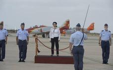 La ministra de Defensa en funciones, Margarita Robles, este lunes./Guillermo Carrión / AGM