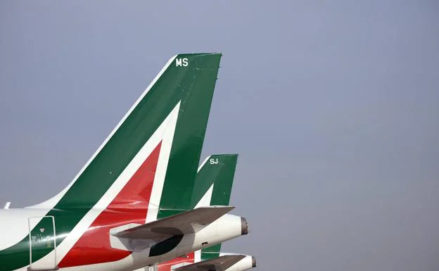 Alitalia, la aerolínea de bandera italiana. /AFP