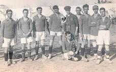 Jugadores del Levante FC en 1920, equipo que pasó a denominarse Murcia en 1922./ARCHIVO PEDRO GARCÍA