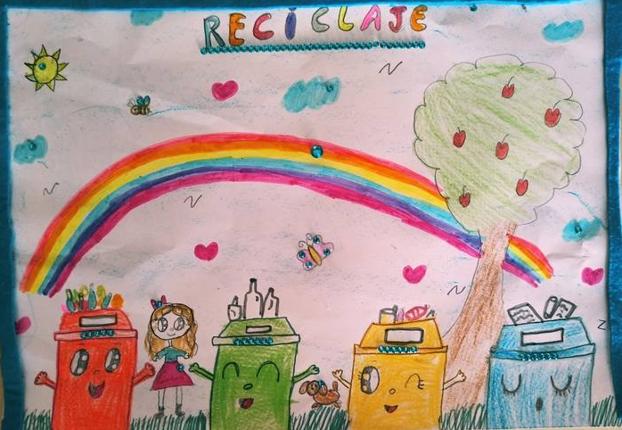 Dibujo de Claudia Muñoz, ganadora de la categoría de Primero a Tercero de Primaria.