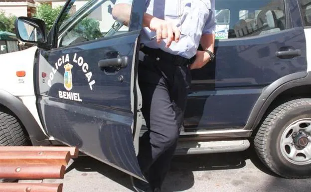 Vehículo de la Policía Local de Beniel, en una imagen de archivo./J. López