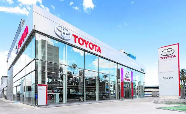 Las modernas instalaciones de Toyota Murcia sitas en la Avenida Primero de Mayo. /G. H.