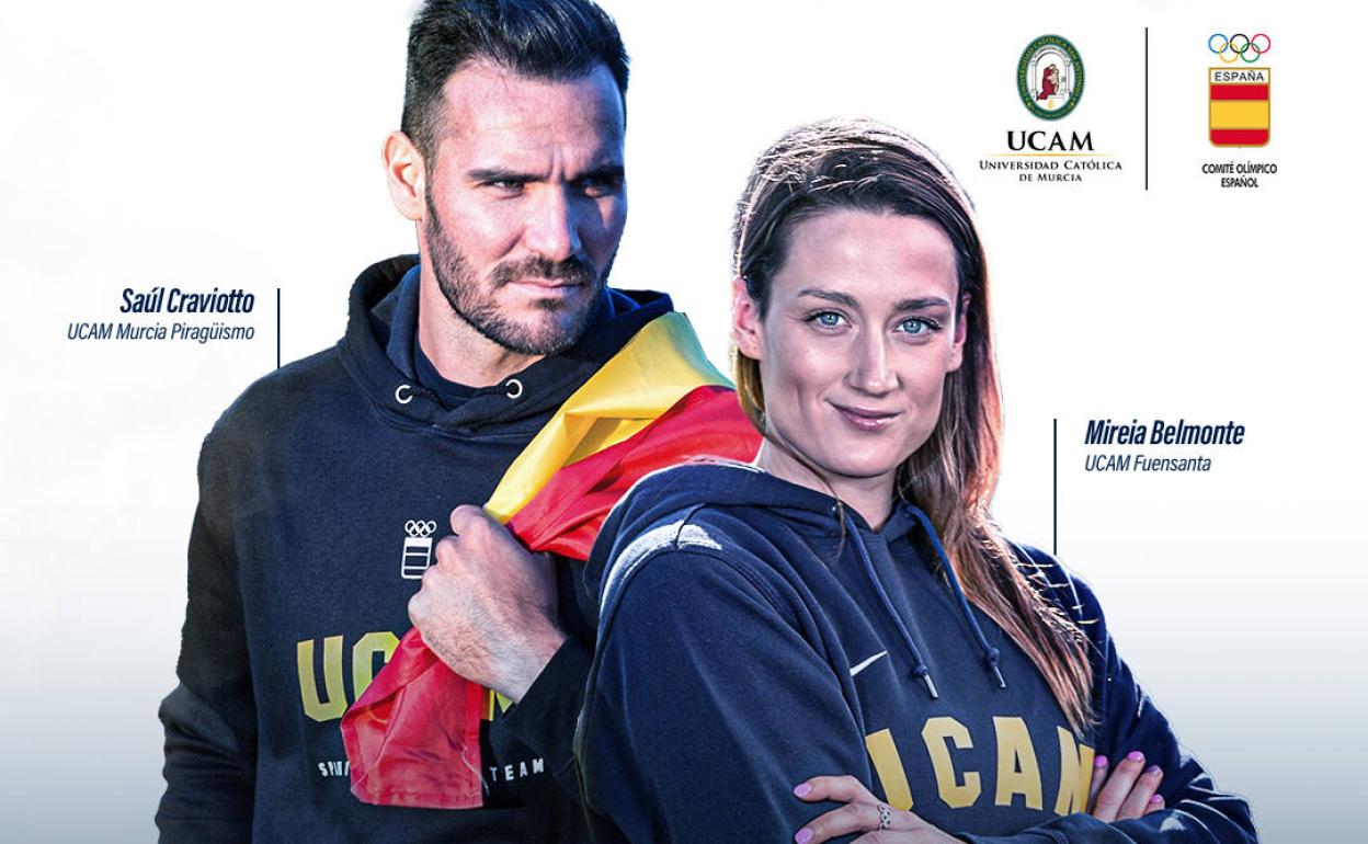 Juegos Olimpicos La Ucam Da La Enhorabuena A Sus Deportistas Mireia Belmonte Y Saul Craviotto Abanderados En Tokio La Verdad