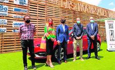 De izquierda a derecha, Rafa Gómez, de Silbato Producciones; Inmaculada Fernández, directora de Marketing y Comunicación de Grupo Huertas;José Ramón Palazón, director del ICA; Alberto Vegara, de Monkey Pro, y Pedro García Rex, concejal de Cultura del Ayto. de Murcia./G. H.