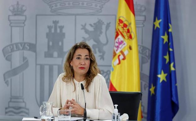 Raquel Sánchez, Minister of Transport, Mobility and Urban Agenda. 