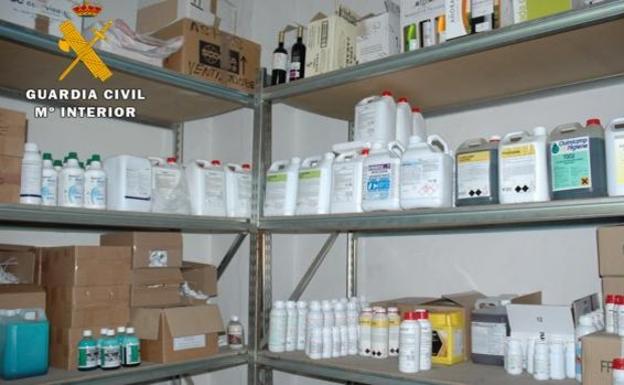 Medications intervened by the Civil Guard. 