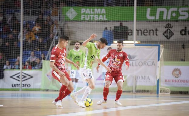 Archive image of a match between ElPozo and Palma Futsal