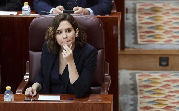 The president of the Community of Madrid, Isabel Díaz Ayuso. 