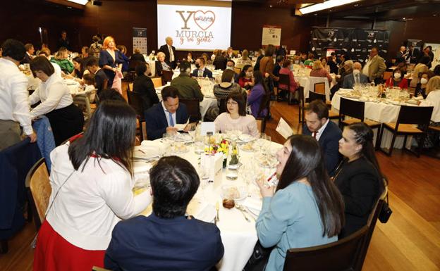 The charity dinner held at the Hotel Nelva in Murcia.