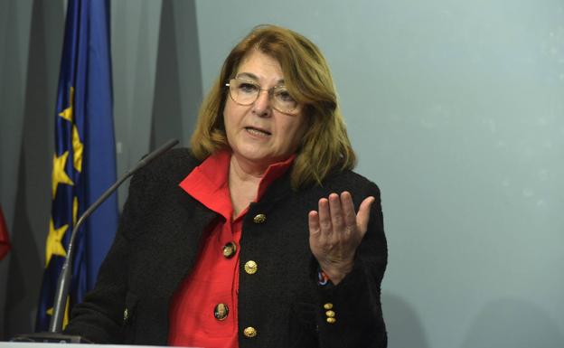 The Minister of Education, Mabel Campuzano, in a file photo.