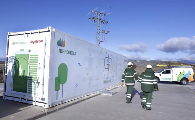 Electric energy storage system with Iberdrola batteries in Caravaca de la Cruz.