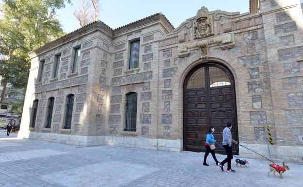 Main facade of the Old Prison of Murcia.